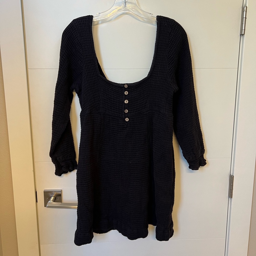 Free people black dress. Size: S